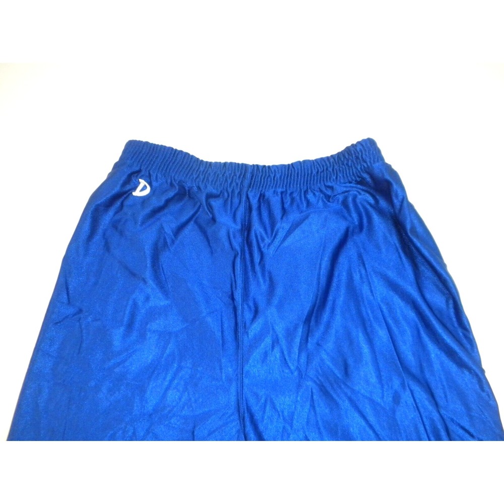 Delong Pants Mens 20 Blue Basketball Break Away Snap Warm‎ Up Track Vintage USA - Picture 2 of 13